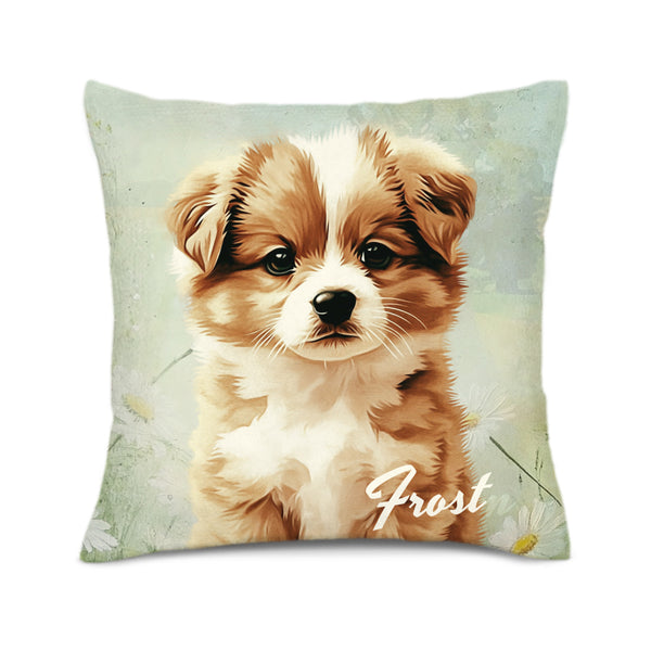 Custom Cushion Cover Double-sided Printing-Watercolor Style