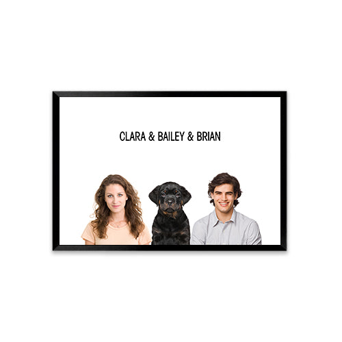 Personalized Pet Portrait Parent & Pet