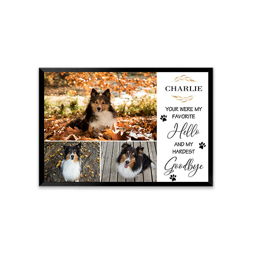 Personalized Pet Memorial Portrait