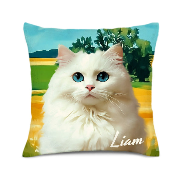 Custom Cushion Cover Double-sided Printing-Watercolor Style