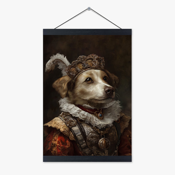 Custom Pet Canvas Print - Renaissance Style