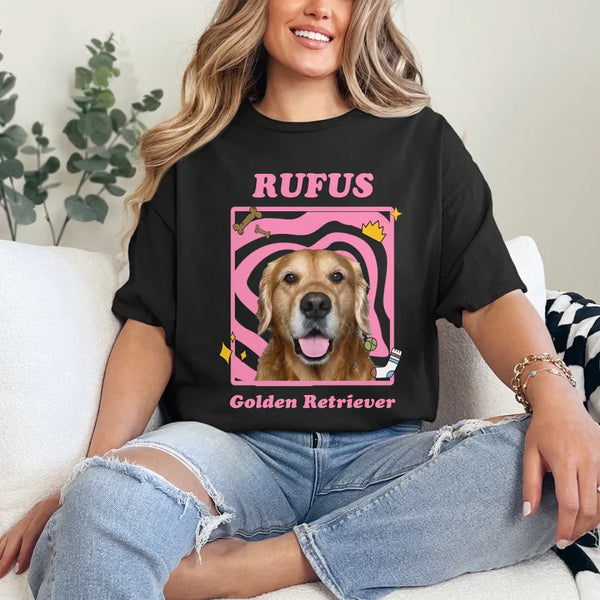 Personalized Pop Art Pet Photo T-Shirt