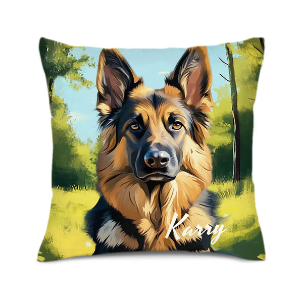 Custom Cushion Cover Double-sided Printing-Watercolor Style