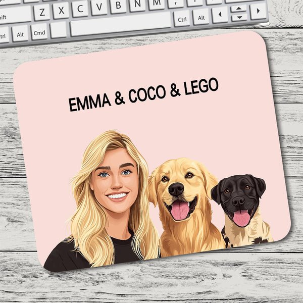 Custom Pet Mouse Pad-Parent & Pet