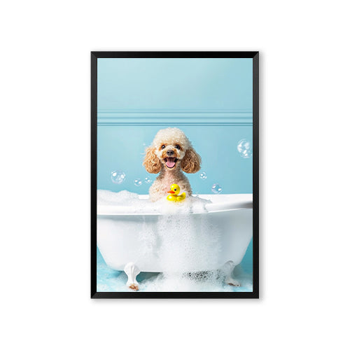 Personalized Pet Portrait-Bathroom Style