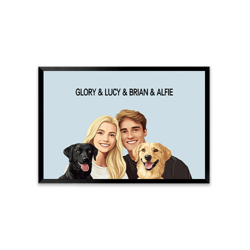 Personalized Pet Portrait Parent & Pet