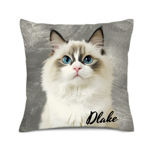 Custom Cushion Cover Double-sided Printing-Watercolor Style