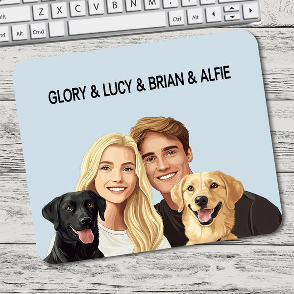 Custom Pet Mouse Pad-Parent & Pet