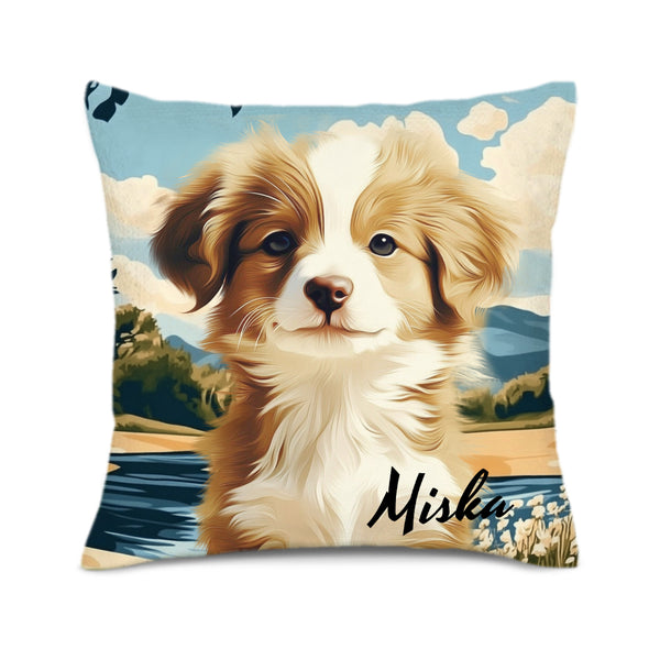 Custom Cushion Cover Double-sided Printing-Watercolor Style